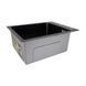 Мийка для кухні інтегрована Lidz Handmade H4050B Brushed Black PVD 3,0/1,0 мм LDH4050BRUBLM49439, фото 4, описание, характеристики, цена