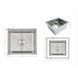 Мийка для кухні інтегрована під стільницю Lidz Handmade H4843 Brushed Steel 3,0/1,0 мм LDH4843BRU49441, фото 2, описание, характеристики, цена