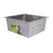 Мийка для кухні інтегрована під стільницю Lidz Handmade H4843 Brushed Steel 3,0/1,0 мм LDH4843BRU49441, фото 4, описание, характеристики, цена