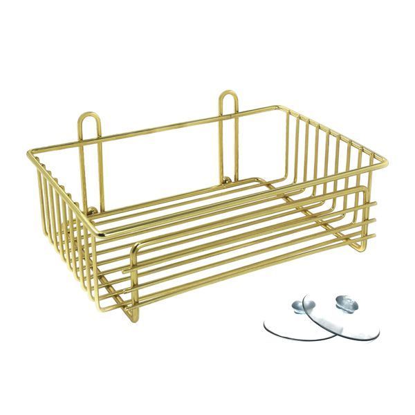 Полиця Lemax на 2-х присосках латунь 22x14x8,5 см (EBA-10520 OT) фото, опис, характеристики, ціна