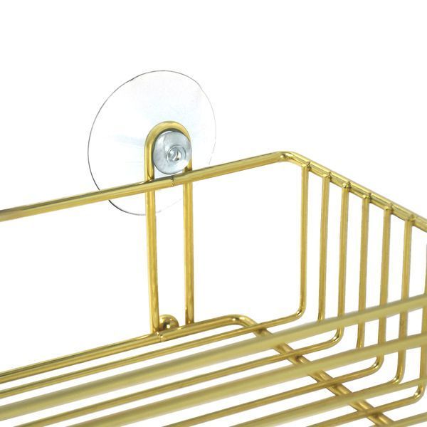 Полиця Lemax на 2-х присосках латунь 22x14x8,5 см (EBA-10520 OT) фото, опис, характеристики, ціна