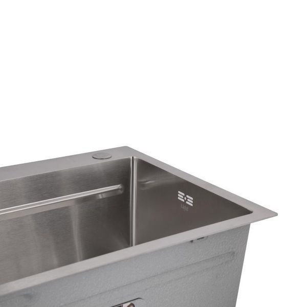 Мойка для кухни интегрированная Lidz Handmade H7545 Brushed Steel 3,0/1,0 мм LDH7545BRU49457 фото, опис, характеристики, ціна