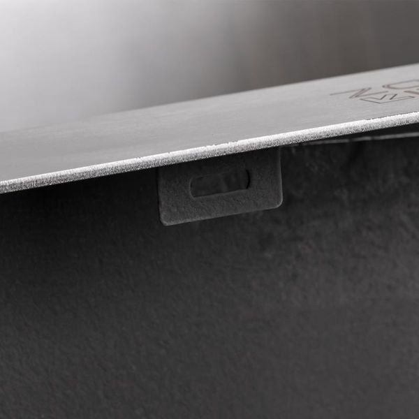 Мийка для кухні інтегрована Lidz Handmade H5050 (LDH5050BRU35375) Brushed Steel 3,0/1,0 мм фото, описание, характеристики, цена