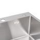 Мийка для кухні інтегрована Lidz Handmade H5050 (LDH5050BRU35375) Brushed Steel 3,0/1,0 мм, фото 6, описание, характеристики, цена