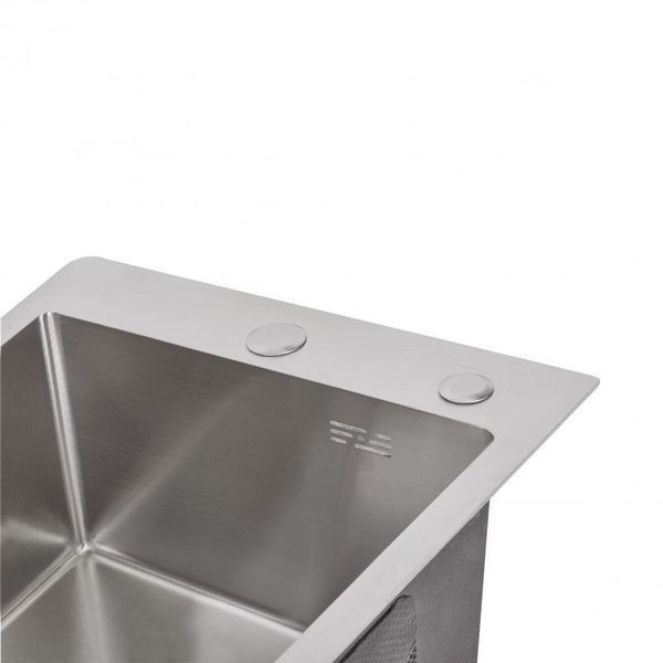 Мийка для кухні інтегрована Lidz Handmade H4050 (LDH4050BRU39258) Brushed Steel 3,0/1,0 мм фото, описание, характеристики, цена