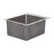Мийка для кухні інтегрована Lidz Handmade H4050 (LDH4050BRU39258) Brushed Steel 3,0/1,0 мм, фото 4, описание, характеристики, цена